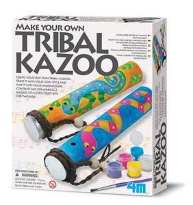 Childrens Toyshop  Toys : 4M - Make Your Own Tribal Kazoo