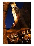 Stadtturm (City Tower) Illuminated at Night, Innsbruck, Austria Photographic Print by Glenn Beanland, 18