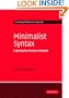 Minimalist Syntax: Exploring the Structure of English (Cambridge Textbooks in Linguistics)