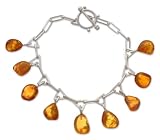 Amber bracelet, 'Voices' 1 W 8 L