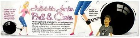 INFLATABLE JUMBO BALL &amp; CHAIN by Georges Fun Factory