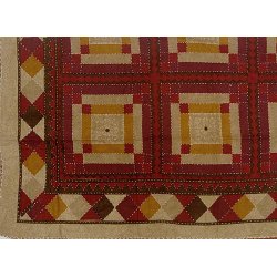 Bed Cover Cotton Bedspreads Holiday Decor Block Print Size Twin (bscov342)