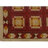 Bed Cover Cotton Bedspreads Holiday Decor Block Print Size Twin (bscov342) ~ ShalinCraft