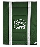 New York Jets NFL Sideline Twin Bed/Bedding Sports Comforter