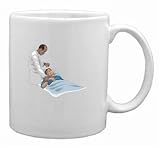 Nurse taking pulse Mug