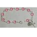 STERLING SILVER 7.5" PINK W/STERLING PLATED title=