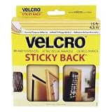Velcro 91137 Sticky-back hook & loop fastener roll in dispenser box, 3/4 x 30 ft., black