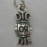 Dig or Die Volleyball Charm