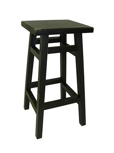 O'Malley Pub Counter Stool in Antique Black