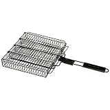 Steven Raichlen Best of Barbecue SR8021 Rectangular Grill Basket with 4 Compartments by Steven Raichlen Best of Barbecue