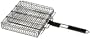 Steven Raichlen Best of Barbecue Rectangular Grilling Basket with 4 Compartments