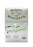 Cloud Star Organic Buddy Biscuits Dog Treats, Roasted Chicken Madness, 14-Ounce Boxes (Pack of 4)