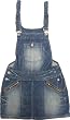 RED PEPPER USA27-1 Size M Women's Denim Mini Skirt Jumper