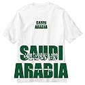 T-Shirt White " Flag Saudi Arabia " Country