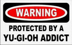 WARNING PROTECTED BY YU-GI-OH ADDICT Apron