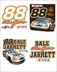 Dale Jarrett Temporary Tattoos - SET OF 6 - Sports Merchandise