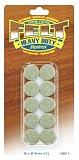 Slipstick CB011 3/4-Inch Round Heavy Duty Self-Stick Felt Pads, Oatmeal