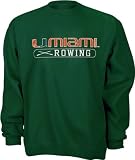 Miami Hurricanes Green Rowing Crewneck Sweatshirt