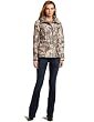 Calvin Klein Womens Printed Belted Utility Jacket