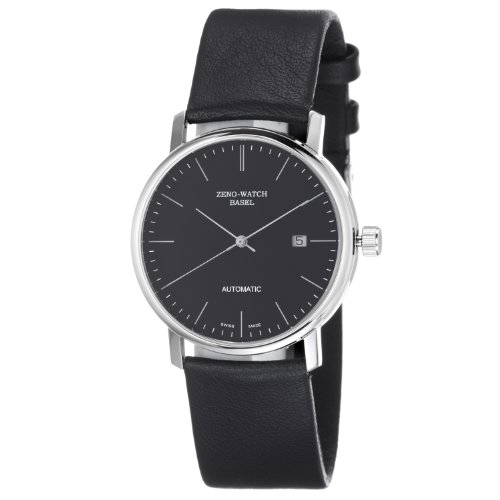 Zeno Men's 3644-I1 Bauhaus Black Dial Automatic Watch