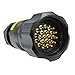 Dream Leap 19 Pin Water Resistant IP66 Male Connector Compatible with Socapex 419 and Veam VSC connectors Break-Out Male, 6 Circuit, Multi-Cable, Connector