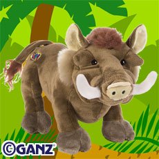 Webkinz Warthog Brown By Ganz