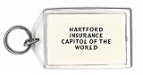 HARTFORD Insurance Capitol of the World Keychain