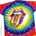 ROLLING STONES T-Shirt - Fractal Tongue (Tie-Dye)