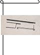 Metal Garden Banner Display Pole
