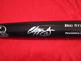 CHIPPER JONES SIGNED AUTO BLACK RAWLINGS BIG STICK BASEBALL BAT ATLANTA BRAVES COA + PROOF PHOTO