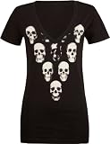 4164Sga%2BK8L. SL160  RVCA Skull Pyramid Womens Tee