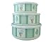Pfaltzgraff Flower Garden 6-Piece Enamel on Steel Bowl Set, Small