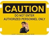 10 x 14 Photo Realistic Caution Signs- Do Not Enter
