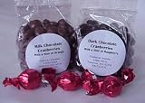 Chocolate Covered Cranberries, Milk Chocolate with a hint of Orange