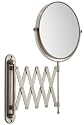 Jerdon First Class 7X to 1X Wall Mount Mirror, Nickel Finish