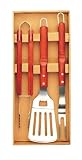 Premier 3Pc Deluxe Wooden Handled Tool Set