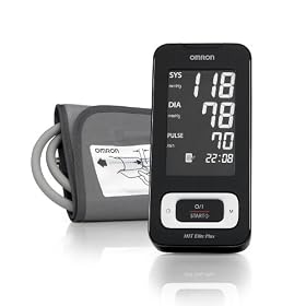 Omron MIT Elite Plus Upper Arm Blood Pressure Monitor with Download Facility