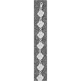LogoArt Auburn Tigers Sterling Silver Team Logo 7.25 Bracelet
