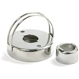 Norpro Stainless Steel Donut Biscuit Cutter with Removable Center