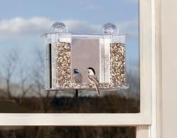 Super Songbird One Way Mirror Window Feeder