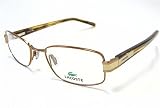 Lacoste - LACOSTE 12234 Eyeglasses LA12234 BR Transparent Brown Optical Frame