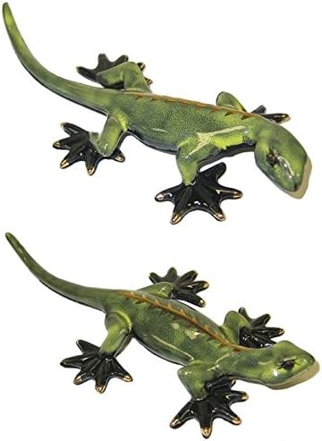 Golden Pond Collection "Golden Gecko - Green (A) & (B) - Set"