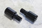 Yamaha Heavy Weighted Bar Ends - Black - 16mm - YZF R6, R6S, FZ600R, YZF 400, YZF 750R, YZF 1000R Barends