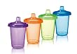 Munchkin Re-Usable Twist Tight Spill Proof Cup, 4 Pack, 10 Ounce