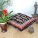 Kilim Noir ~ Exotic Designer Black European Pillow Sham Cover 27x27