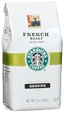 Starbucks French Roast Coffee, Ground, 12-Ounce Bags (Pack of 3)