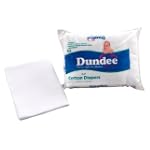 Dundee Flat Diaper - White