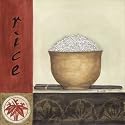 Rice by Angela Ferrante Art Print Poster 6 x 6