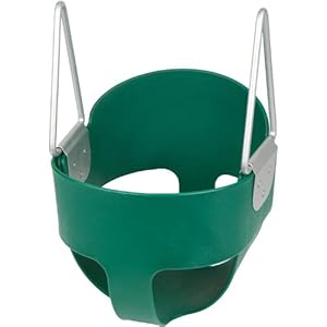 High Back Full Bucket Toddler Infant Swing Seat - Seat Only, Green