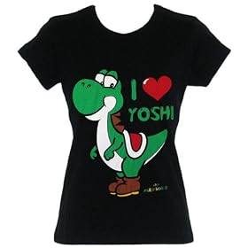 Nintendo Super Mario World I Love Yoshi Juniors T-Shirt